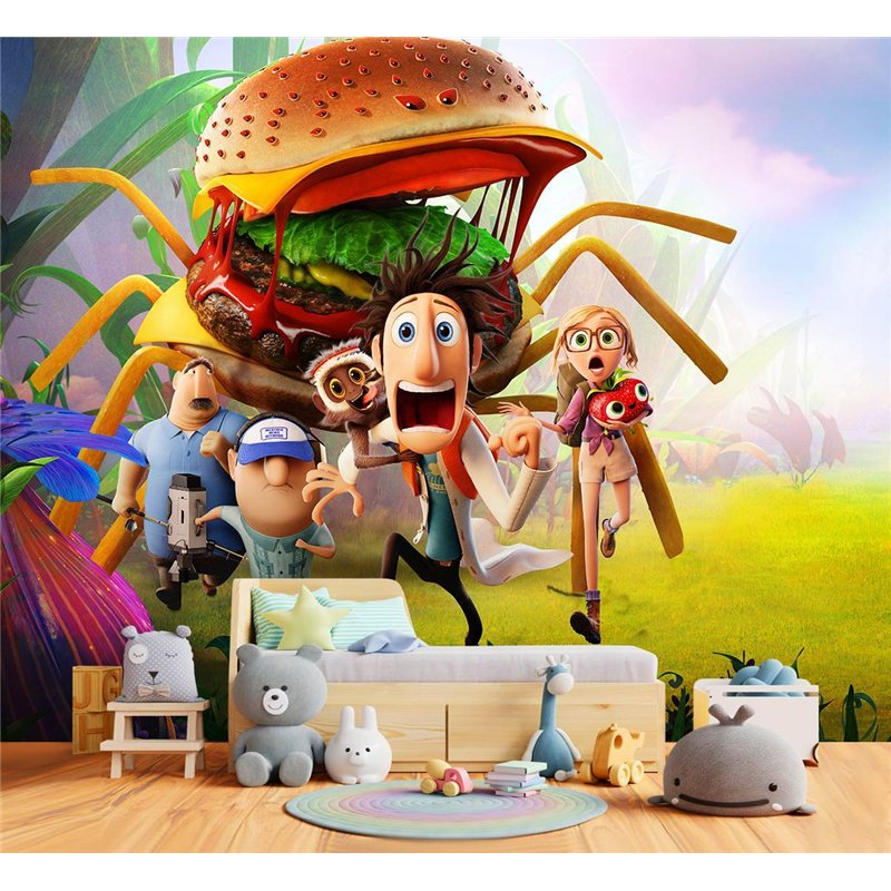 Фотообои детские Cloudy with a Chance of Meatballs 300x270