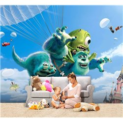 Фотообои чудовища из мультика корпорация монстров 500x270