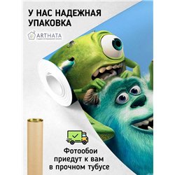 Фотообои чудовища из мультика корпорация монстров 500x270