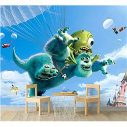 Фотообои чудовища из мультика корпорация монстров 500x270