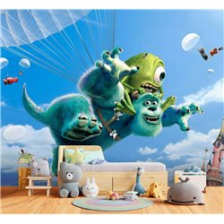 Фотообои чудовища из мультика корпорация монстров 500x270
