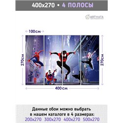 Фотообои детские мультфильм человек паук 400x270
