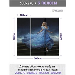 Фотообои детские принцесса Золушка 300x270