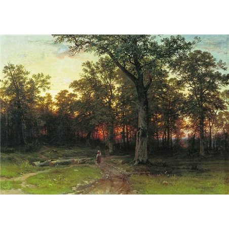 Вечерний лес