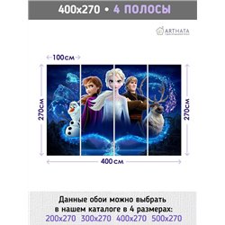 Фотообои детские герои мультика Forzen 400x270
