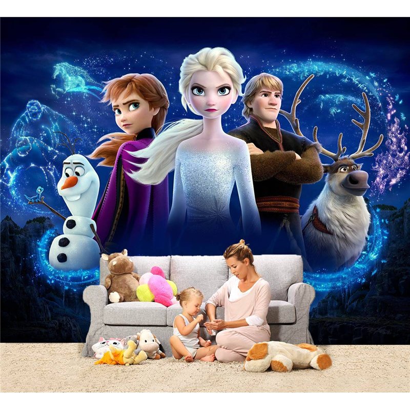 Фотообои в детскую холодное сердце герои Disney 500x270