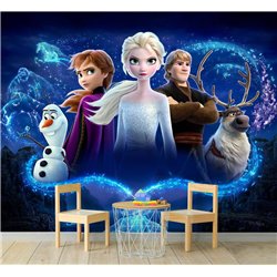 Фотообои в детскую холодное сердце герои Disney 500x270