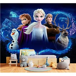 Фотообои в детскую холодное сердце герои Disney 500x270