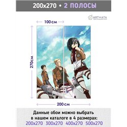 Фотообои на стену детские герои Аниме 200x270