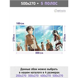 Фотообои в детскую аниме 500x270