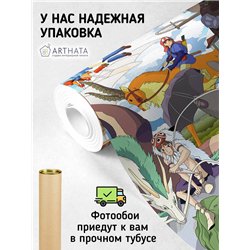 Фотообои на стену детские герои Аниме Миядзаки 200x270