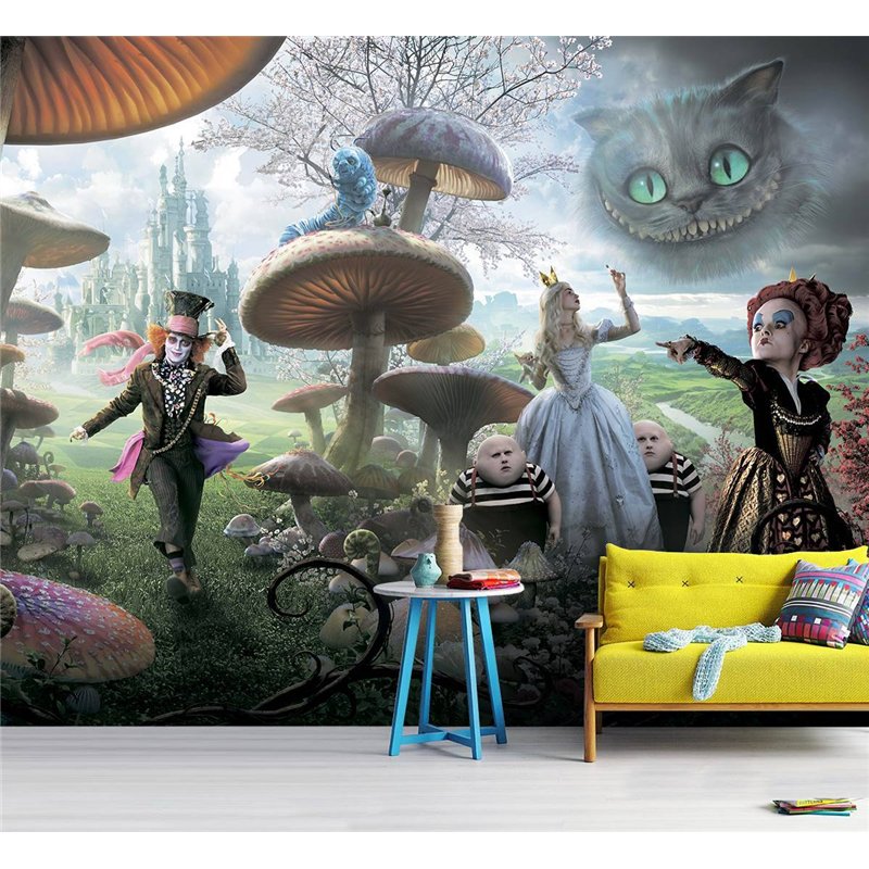 Фотообои детские фильм Алиса в стране чудес 400x270