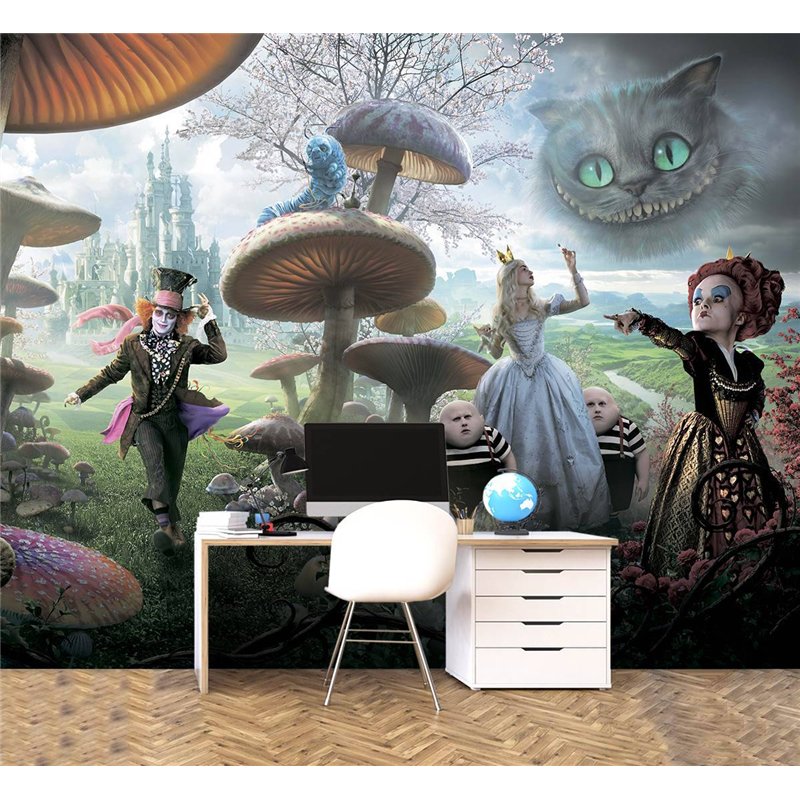 Фотообои в детскую Disney Алиса в стране чудес 500x270