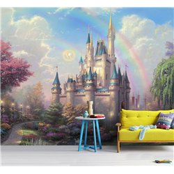 Фотообои на стену детские сказочный замок 200x270