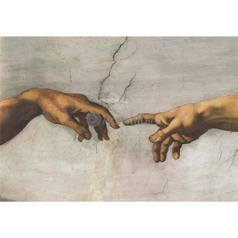 Сотворение Адама, деталь