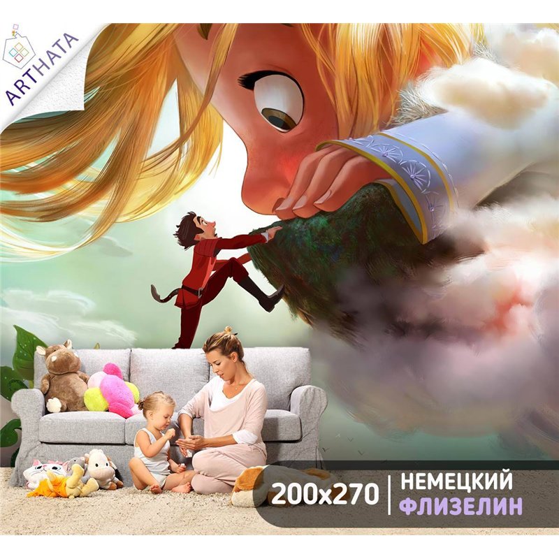 Фотообои на стену детские герои сказок 200x270