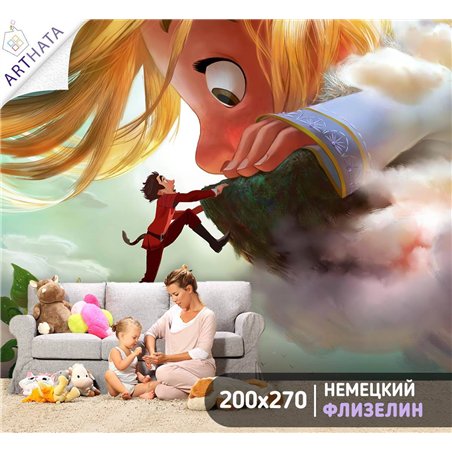 Фотообои на стену детские герои сказок 200x270