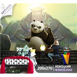 Фотообои детские герои мультика кунг фу панда 200x270