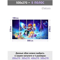 Фотообои в детскую Марио 500x270