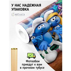 Фотообои детские гномы из мультика Смурфики 400x270