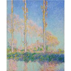 Картина на холсте по фото Модульные картины Печать портретов на холсте Три дерева в розовом, осень