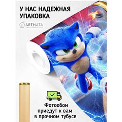 Фотообои в детскую герой игры Соник 500x270