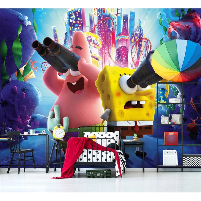 Фотообои детские мультика Губка Боб и Патрик 400x270