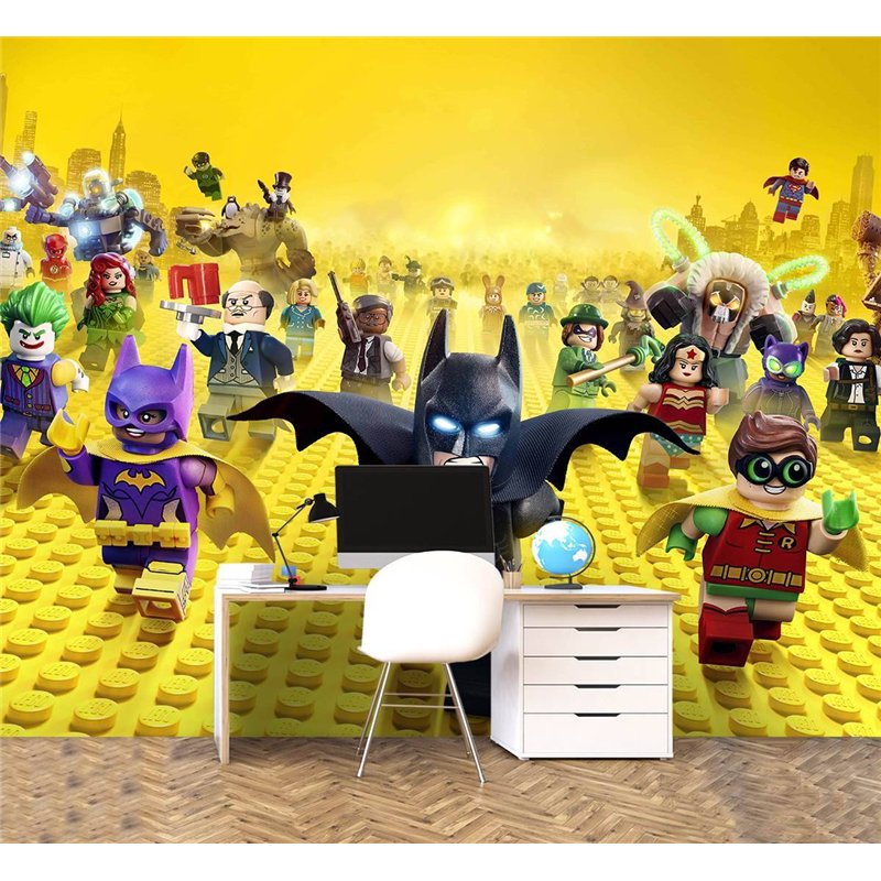 Фотообои на стену детские Lego герои 200x270
