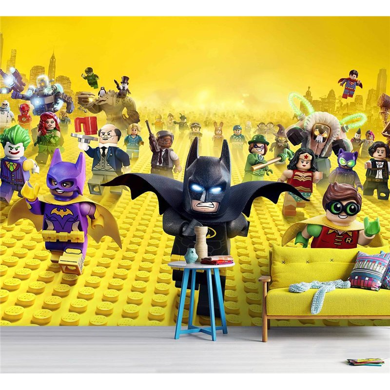 Фотообои на стену детские Lego герои 200x270