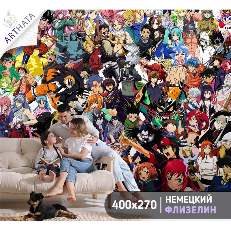 Фотообои детские Аниме персонажи 400x270