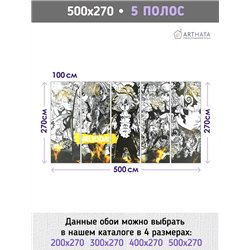Фотообои в детскую Манга комикс 500x270