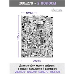 Фотообои для детской герои Аниме 200x270