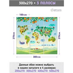 Фотообои на стену - Арки и улочки. Обои для гостиной, для кухни, для спальни. Размер - 300x270 см