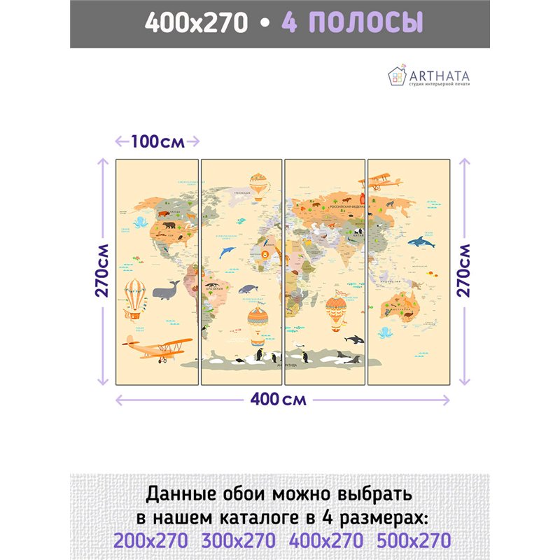 Фотообои на стену фреска арка. Обои для гостиной, для кухни, для спальни. Размер - 400x270 см