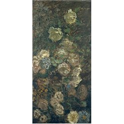 Цветущие розы - Модульная картины, Репродукции, Декоративные панно, Декор стен