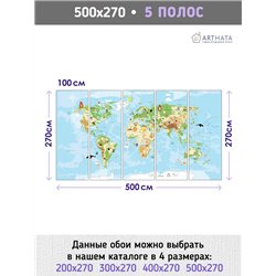Фотообои на стену фреска арка. Обои для гостиной, для кухни, для спальни. Размер - 500x270 см