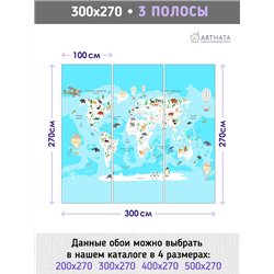 Фотообои на стену - Арки и улочки. Обои для гостиной, для кухни, для спальни. Размер - 300x270 см