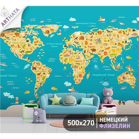 Фотообои на стену - Арки и улочки. Обои для гостиной, для кухни, для спальни. Размер - 500x270 см