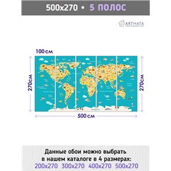 Фотообои на стену - Арки и улочки. Обои для гостиной, для кухни, для спальни. Размер - 500x270 см