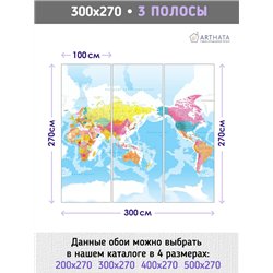Фотообои на стену - Арки и улочки. Обои для гостиной, для кухни, для спальни. Размер - 300x270 см