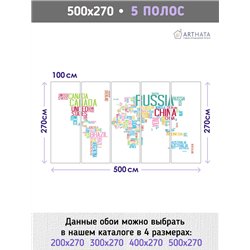 Фотообои на стену - Арки и улочки. Обои для гостиной, для кухни, для спальни. Размер - 500x270 см