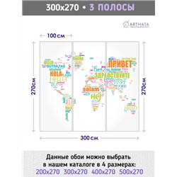 Фотообои на стену - Арки и улочки. Обои для гостиной, для кухни, для спальни. Размер - 300x270 см