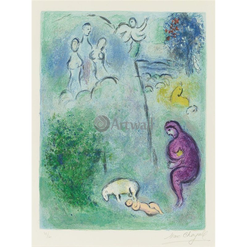 Дафнис и Хлоя. Дафнис находит Хлою