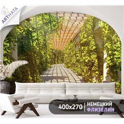 Фотообои на стену - Арки и улочки. Обои для гостиной, для кухни, для спальни. Размер - 400x270 см