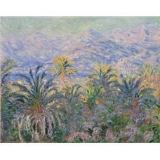 Картина на холсте по фото Модульные картины Печать портретов на холсте Пальмы в Бордигере