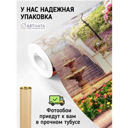 Фотообои на стену - Арки и улочки. Обои для гостиной, для кухни, для спальни. Размер - 400x270 см