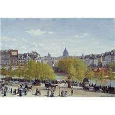 Картина на холсте по фото Модульные картины Печать портретов на холсте Набережная Лувра