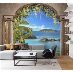 Фотообои на стену - Арки и улочки. Обои для гостиной, для кухни, для спальни. Размер - 400x270 см