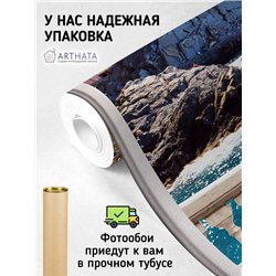 Фотообои на стену расширяющие пространство - Балконы и окна с 3D эффектом. Обои для гостиной, для кухни, для спальни. Размер - 2