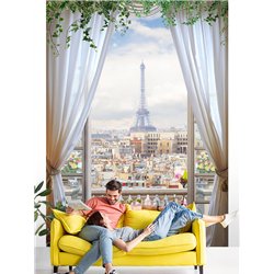 Фотообои на стену расширяющие пространство - Балконы и окна с 3D эффектом. Обои для гостиной, для кухни, для спальни. Размер - 2